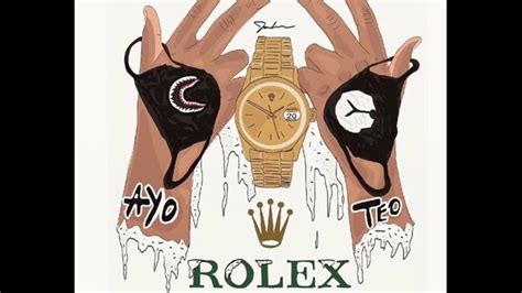 rolex song lyrics ayo and teo|roley lyrics.